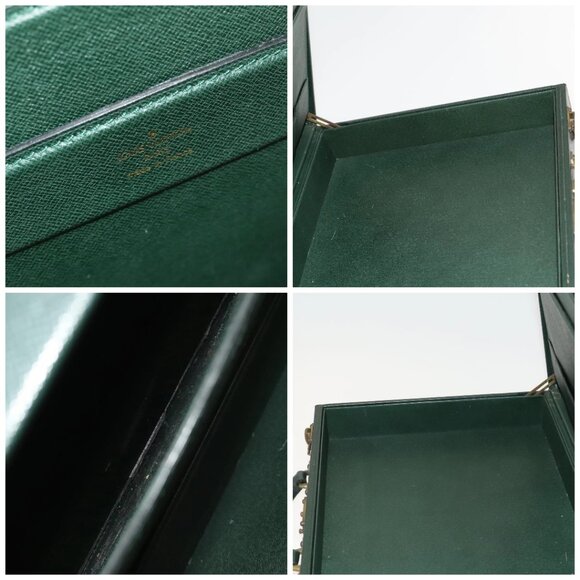 LOUIS VUITTON Taiga Leather Diplomat Trunk Epicea - Picture 15 of 16